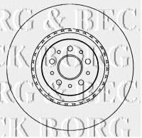 BORG & BECK bbd5802s -  Тормозной диск